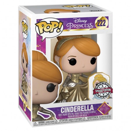 Funko Pop Disney Ultimate Princess Exclusive - Cinderella 222 (com Pin)