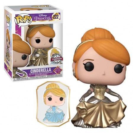 Funko Pop Disney Ultimate Princess Exclusive - Cinderella 222 (com Pin)