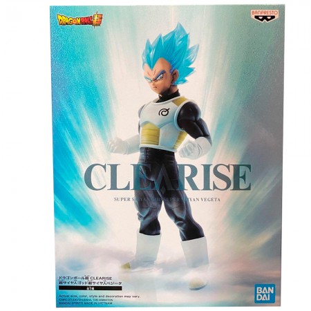Esttua Banpresto Dragon Ball Super Clearise - Super Saiyan God Vegeta