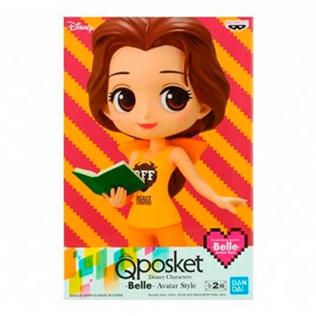 Esttua Banpresto Q Posket Disney Characters Avatar Style - Belle (verso A)