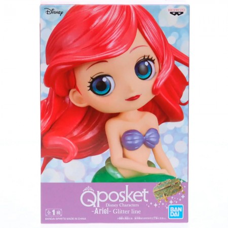 Esttua Banpresto Q Posket Disney Characters Glitter Line - Ariel