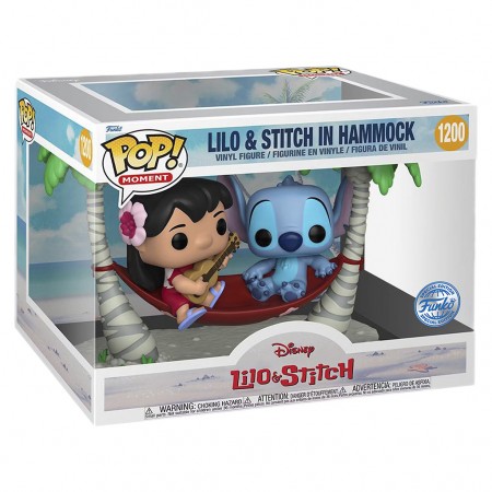 Funko Pop Moment Disney Lilo & Stitch - Lilo & Stitch In Hammock 1200