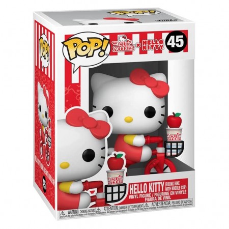 Funko Pop Sanrio: Hk X Nissin - Hello Kitty With Bike 4