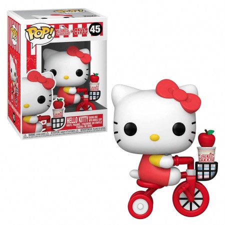 Funko Pop Sanrio: Hk X Nissin - Hello Kitty With Bike 4