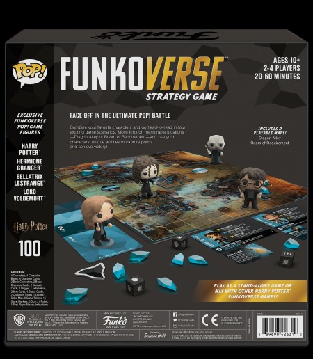 Jogo de Tabuleiro Pop Funkoverse - Harry Potter 100