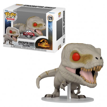 Funko Pop Jurassic World Dominion Exclusive - Atrociraptor (ghost) 1219