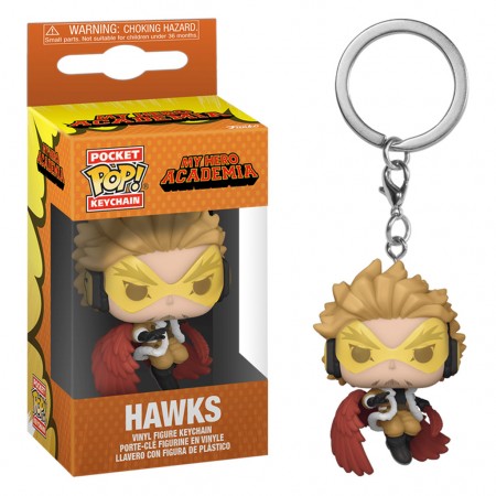 Chaveiro Funko Pop Pocket Keychain My Hero Academia - Hawks