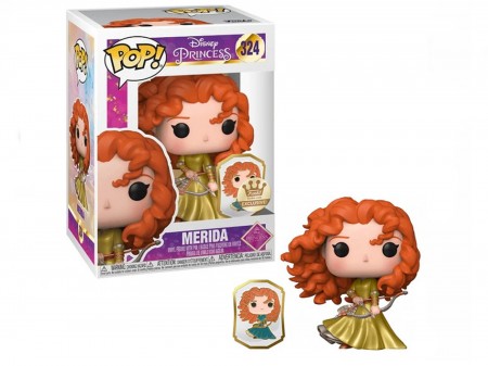 Funko Pop Disney - Ultimate Princess Merida + Com Pin 324