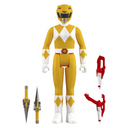 Boneco Super7 Mighty Morphin Power Rangers - Yellow Ranger 14202