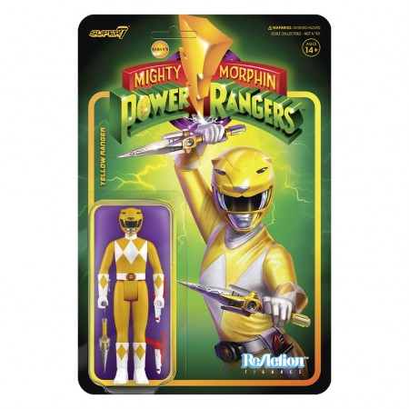 Boneco Super7 Mighty Morphin Power Rangers - Yellow Ranger 14202