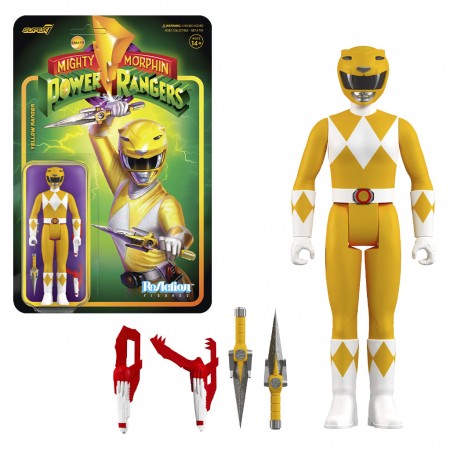 Boneco Super7 Mighty Morphin Power Rangers - Yellow Ranger 14202