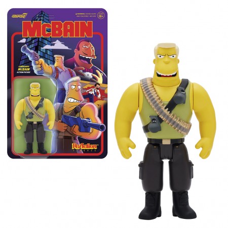 Boneco Super7 The Simpsons Mcbain - Comando Mcbain 13618