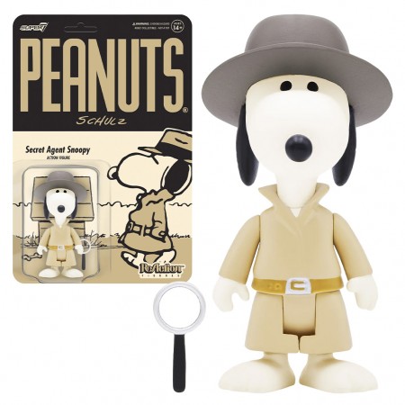 Boneco Super7 Peanuts - Snoopy Agent Secret 17128