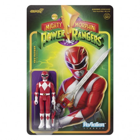 Boneco Super7 Mighty Morphin Power Rangers - Red Ranger 153416