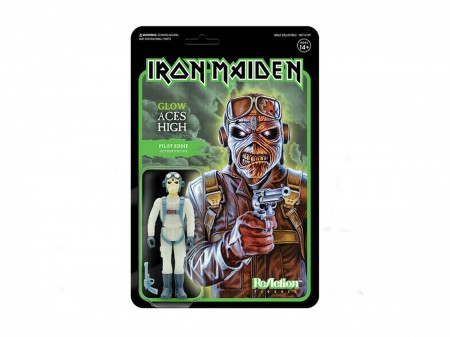 Boneco Super7 Rock Iron Maiden - Pilot Eddie Glow 17326