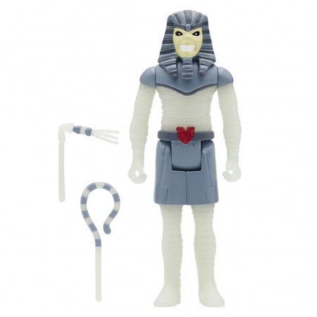 Boneco Super7 Rock Iron Maiden - Pharaoh Eddie (glows In The Dark) 17296