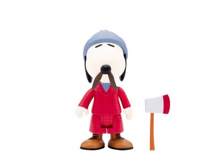 Boneco Super7 Peanuts - Snoopy Lumberjack 17098