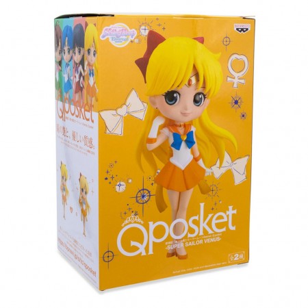 Esttua Banpresto Qposket Sailor Moon Eternal - Super Sailor Venus Ver.a (17109)