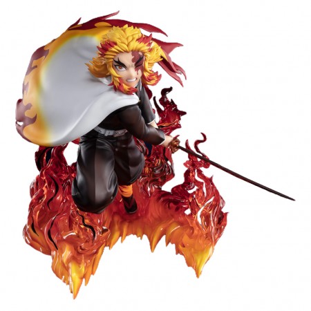 Esttua Bandai Figuarts Zero Demon Slayer: Kimetsu No Yaiba - Kyojuro Rengoku With Bloody Face 21054