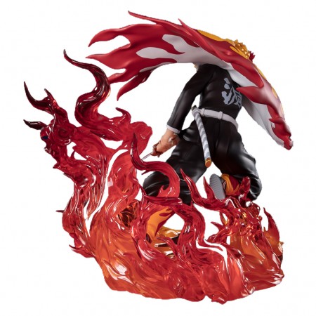 Esttua Bandai Figuarts Zero Demon Slayer: Kimetsu No Yaiba - Kyojuro Rengoku With Bloody Face 21054