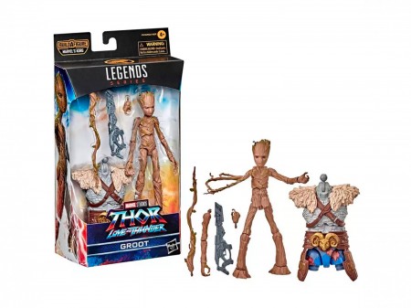 Boneco Marvel Legends Thor Love Thunder - Groot 64390