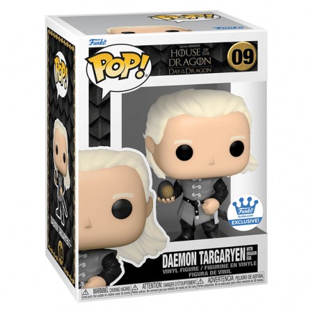 Funko Pop House Of The Dragon Exclusive - Daemon With Dragon Egg 09