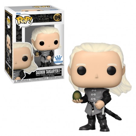 Funko Pop House Of The Dragon Exclusive - Daemon With Dragon Egg 09