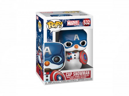 Funko Pop Marvel Holiday - Captain America Snowman 532