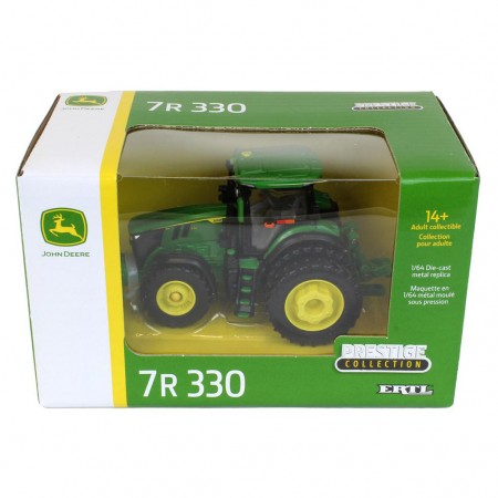 Trator Ertl - John Deere 7r 330 With Dual Wheels Prestige - Escala 1/64 (45734)
