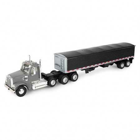 Caminho Ertl - John Deere Freightliner 122sd Com Trailer de Gros - Escala 1/32 (47361)