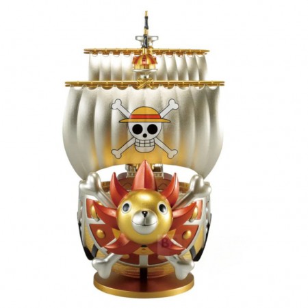 Esttua Banpresto One Piece Mega World Collectable Gold Color - Thousand Sunny 18974