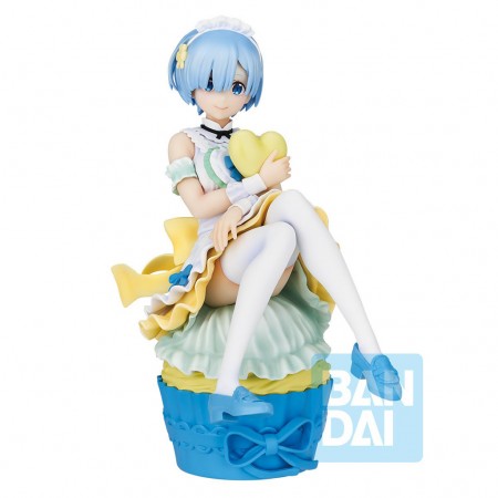 Esttua Bandai Spirits Ichibansho Re:zero - Starting Life In Another World - Rem (sweet Happy Life) 63652
