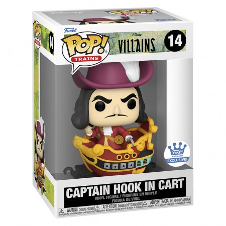 Funko Pop Trains Disney Villains Exclusive - Captain Hook In Cart 14