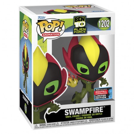 Funko Pop Animation Ben 10 Alien Force New York Fall Convention 2022 - Swampfire 1202