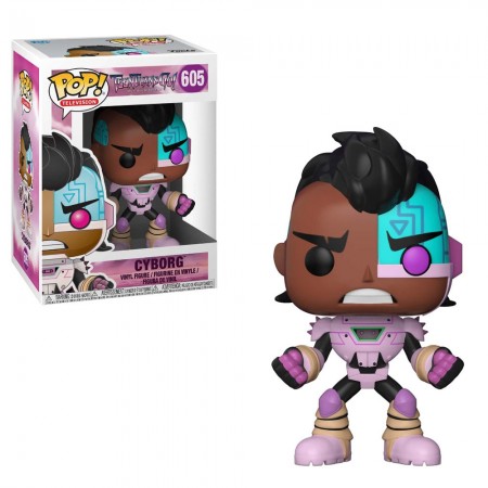Funko Pop Heroes Animation Teen Titans Go - Cyborg  605