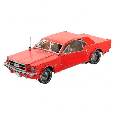 Miniatura de Montar Metal Earth - Ford Mustang Coupe 1965 Vermelho Mms056c