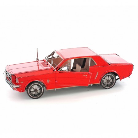 Miniatura de Montar Metal Earth - Ford Mustang Coupe 1965 Vermelho Mms056c