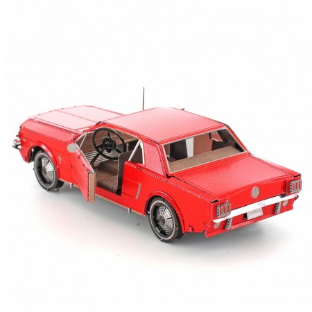 Miniatura de Montar Metal Earth - Ford Mustang Coupe 1965 Vermelho Mms056c