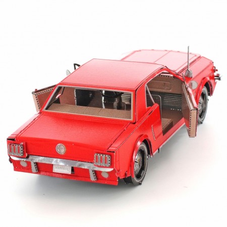 Miniatura de Montar Metal Earth - Ford Mustang Coupe 1965 Vermelho Mms056c