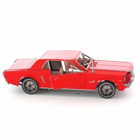 Miniatura de Montar Metal Earth - Ford Mustang Coupe 1965 Vermelho Mms056c