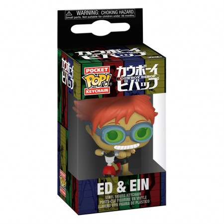 Chaveiro Funko Pocket Pop Keychain Cowboy Bebop - Ed & Ein 59469