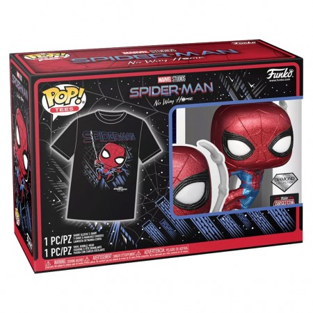 Funko Pop Tees Marvel Spider-man Far From Home S3 + Camiseta *m* - 69227
