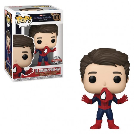Funko Pop Marvel Spider-man Far From Home Exclusive - Spider-man Unmask 1171
