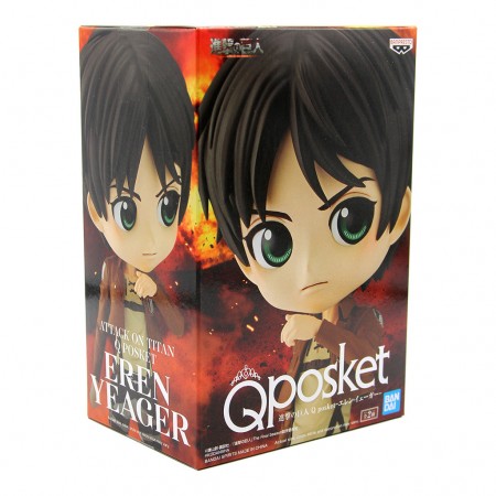 Esttua Banpresto Qposket Attack On Titan - Eren Yeager Version a  (18527)