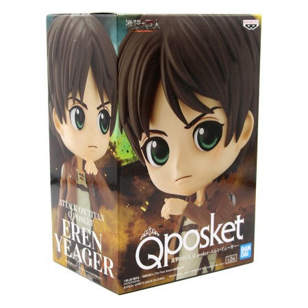 Esttua Banpresto Qposket Attack On Titan - Eren Yeager Version B (18528)