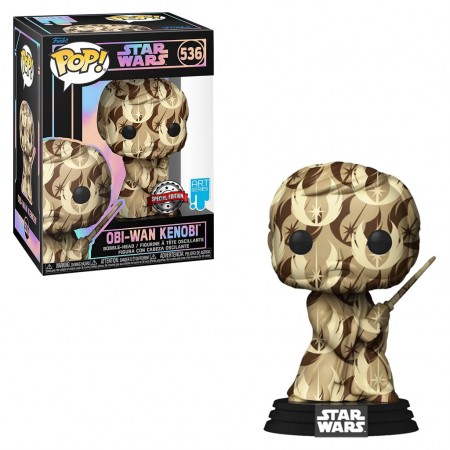 Funko Pop Art Series Star Wars Obi-wan Exclusive - Obi-wan Kenobi 536