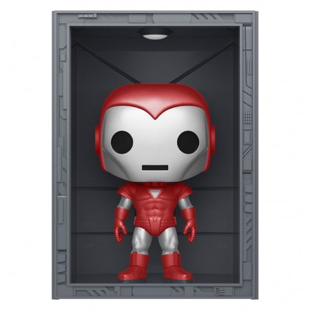 Funko Pop Marvel Iron Man Exclusive - Hall Of Armor: Iron Man Model 8 Silver Centurion 1038