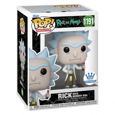 Funko Pop Animation Rick And Morty Exclusive - Rick With Memory Vial 1191