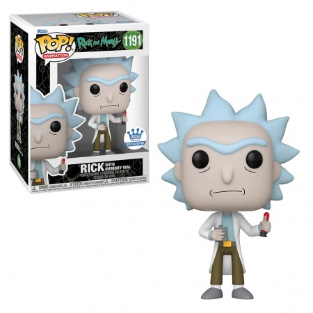Funko Pop Animation Rick And Morty Exclusive - Rick With Memory Vial 1191