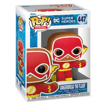 Funko Pop Heroes Dc Holiday -  The Flash Gingerbread 447